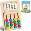 V-Opitos Color Matching Puzzle, Montessori Brain Teaser for Kids Ages 3-7