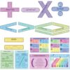 VABAMNA 16 Pcs Educational Math Posters Set, Math Symbol Keywords Vocabulary Multiplication Posters Math Classroom Must Haves for Teacher Elementary Classroom Home School Supplies