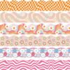 VABAMNA Bulletin Board Borders Groovy Classroom Decorations, 84ft Retro Bulletin Board Trims Happy Face Flower Daisy Plaid Classroom Wall Door Decors for Teacher School Office Supplies
