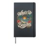 Vacation WHAT'S UP BEACHES Beach Funny Spring Break Hardcover Journal, Black
