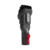 Vacuum Cleaner Flat Suction Nozzle Head，Compatible for Dyson， V7 V8 V10 V11 V12 V15 Mattress Brush Head Round Soft Brush Extension Hose Part(2-in-1)