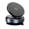 Vacuum Magnetic Phone Holder Stand | 360° Adjustable Suction Mount for Car Dashboard, Desk & Smooth Surfaces | Foldable Mobile Phone Holder