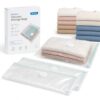 Vacuum Storage Bags for Clothes, 3 Pack, Medium Flat Compression
