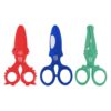 Vaessen Creative Kids Scissors Set - Crab, Whale, Crocodile - 3 Pieces of 4.7" - with Safe Rounded Tips - for Left- and Right-Handed Users - School Supplies for Art & Craft