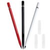 Vaguelly 3pcs Metal No Sharpening Pencils for Students and Professionals, Compact Everlasting Inkless Pencils Suitable for Everyday Use and Drafting