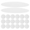 Vaguelly 80pcs White round Cardstock Circles 6 Inch 250 Gsm Heavyweight Paper for DIY Arts and Crafts Multi-media Friendly Sturdy Circle Cutouts for Classroom Decoration and Scrapbook