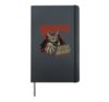Vampurr Bites Again Funny Cat Vampire Halloween Hardcover Journal, Black