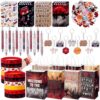 Vanblue 110 Pcs Stranger Party Favors Stranger Birthday Decorations for Kids Retro Fans, Red and Black Theme Goodie Bag Stuffers, Classroom Rewards Pinata Filler