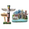 Vancouver Canada Fridge Magnet Set - Hand-Painted Resin Totem Pole & City Skyline 3D Souvenir Magnets for Refrigerator, Kitchen Home Decor & Travel Gift