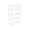Vanity and Desk Drawer Storage, Clear Acrylic Organizer Box for Cosmetics and Office Supplies, Stackable Transparent Container