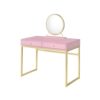 Vanity Desk W/Mirror & Jewelry Tray， Desk with Drawers for Bedroom