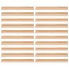 VANZACK 20pcs Wooden Domino Racks Multifunctional Design and Versatile Usage, Minimalist Beige Wood Card Tray for Classroom and School Domino Stand