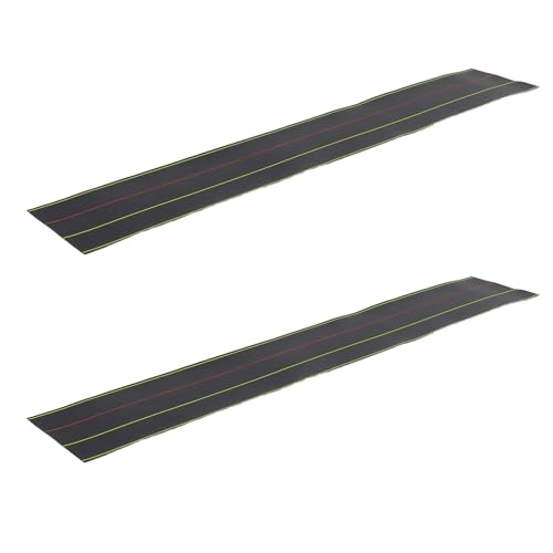 VANZACK 2pcs Dry Erase Magnetic Sentence Strips Four-line Three-Grid Layout for Handwriting Practice, Writable Rubber Magnets Sheet Handwriting Lines, for Back to School Supplies