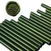 VARACL Hot Melt Glue Sealing Sticks for Letter Seal Stamp, Great for Wedding Invitations, Cards Envelopes, Snail Mails, Postcards, Greeting Cards, Gift Ideas 7 x 100 mm 20PCS (Vintage Green)
