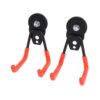 VBESTLIFE 2 Pack Heavy Duty Magnetic Hooks, Open Hooks Slip Resistance Large Magnet Garage for Garage Organization (Magnet 6.6cm)
