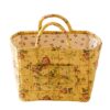 vctops Floral Fabric Quilted Storage Basket for Organizing (Floral E,L)