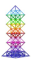 Veatree 206Pcs 2.28" Magnetic Building Sticks Blocks, Magnet Educational STEM Toys for Kids and Adult, 3D Puzzle with Storage Bag