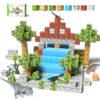 Veecafiodi Magnetic Blocks 108PCS, Dinosaur Magnetic Building Blocks with 6 Dinosaur Figures, Magnetic Blocks for Kids Ages 3-5, 4-8, STEM Construction Toy