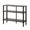 Veegle Shoe Rack,3 Tier Shoe Organizer Shelves,End Side Table,Black