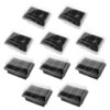 Veemoon 10 Sets Starter Tray Propagator Kit with Lid and Bottom Holes, Plastic Seedling Growing Trays for Garden Propagation, Maintain Warmth and Humidity for Seed Germination