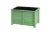 VegTrug Wooden Rectangle Box Planter 60cm, Sage Green, 24.8" x 15" x 15.7"