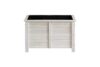 VegTrug Wooden Rectangle Box Planter 60cm, White Wash, 24.8" x 15" x 15.7"