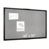 VEIZXUN Bulletin Board 48x36 Inch Wood Framed Foldable Corkboard for Office