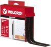 VELCRO Brand Sticky Back Hook and Loop Fastener –Peel and Stick Permanent Adhesive Tape Keeps Classrooms,Home,Offices Organized–Cut-to-Length Roll | Black, (91137)–30 ft, 3/4 in Wide (Pack of 12)