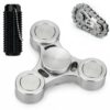 Velmory Fidget Spinner Set for Adults, 3-in-1 Mechanical Fidget Toy Set with Triangular Spinner, Gear Fidget and Rotating Toy, Metal Desk Fidget Toys for Office Work Breaks