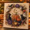 Vendrisa Pearl Art,Halloween Ghost Pearl Art Kit,Art Kits for Adults