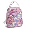 Vera Bradley Women's Performance Twill Insulated Lunch Bag – Cabbage Roses