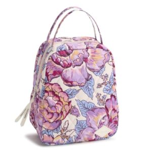 Vera Bradley Women's Performance Twill Insulated Lunch Bag – Cabbage Roses