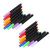 VERDANVERSE 16pcs Fine Tip Neon Markers for LED Light Drawing Boards and Acrylic Surfaces, Vivid Fluorescent Colors Liquid Chalk Pens for ’ Drawing Sessions and Home Decoration Random Color
