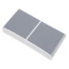 VERDANVERSE 50pcs Scratch Off Sticker Labels 2-inch Silver Paper with Premium Metallic Scratch Off Layer and Strong Self Adhesive for DIY Coupon Codes and Reward Cards