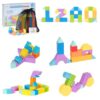 Verppy 46pcs Magnetic Building Cubes for Toddlers Ages 3-6, Montessori Sensory Autism Friendly Toys, Preschool Classroom Must Haves Educational Gifts for Boys and Girls, Creative Learning Blocks