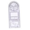 Versatile Geometry Drawing Tool, Circular and Measurement Device for Artists and Students, Junior School