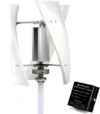 Vertical Wind Turbine Generator Kit 5000W 3-Blade Helical Magnetic Levitation Shaft MPPT Controller for Residential Use