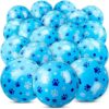 Vertintong 1 Pack Paw Print Beach Balls 9 Inch Blue Dog Paw Inflatable Beach Balls for Kids Adults Puppy Theme Birthday Party Favor Class Gifts Summer Outdoor Swimming Pool Decorations Supplies