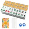 VETEB American Mahjong Tile Set with Storage Bag and Dice