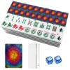 VETEB American Mahjong Tile Set with Storage Bag and Dice