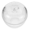 VICASKY Candy Container with Lid for Small Treats and Candies, Acrylic Fruit Shaped Decorative Jar for Christmas Decorations and Teacher Appreciation Gifts