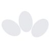VICASKY Oval Canvas Boards Cotton and Mixed Linen Fabric for Painting 3pcs with Strong Oil Absorption, Acrylic and Oil Painting Panels for Artists in Art Classes or Studios