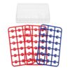 VICASKY Portable Lotto Number Picker Box with Numbered Plastic Mini Raffle Balls, User-Friendly Plastic Lottery Machine for Double Color Ball and Super Lotto Players, for Party and Desk