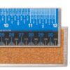 Victor Easy Read Stainless Steel Ruler, Standard/Metric, 12" Long, Blue