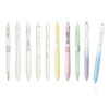 VideMundi 10 Count Pastel Gel Ink Pen Set,Cute Note Taking 0.5mm Fine Point Retractable 10 Count Black Ink Pens for Writing, Journaling, School, Office (White,Multicolor)