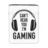 Video Games - Vintage Illustration Book Sleeve with Zipper Front Pocket for Hardcover