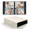 Vienrose Baby Photo Album 4x6 200 Pockets Photo Window Beige
