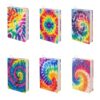 Viewamoon Tie-Dye Book Protector Sleeve for Girls Kids 6 Pcs Jumbo Stretchable Book Cover for Paperback Hardcover Textbook Polyester Books Case for Books Lovers