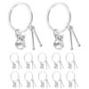 VILLCASE 12pcs Metal Drum Keychain Set, Multi-purpose Rock Style Accessories Resistant to Fading, Graduation Souvenir and Music Party Favor for Jazz Music Fans and Drum Enthusiasts
