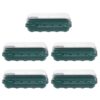 VILLCASE 5pcs Plastic Germination Trays with Covers for Vegetables and Small Plants, Sturdy Nursery Trays for Home Gardening, Facilitates Observation and Creates Growing Environment